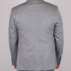 Slim Fit Erkek  Çizgi Desen Kombinli Yelekli Takım Elbise