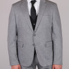Slim Fit Erkek  Çizgi Desen Kombinli Yelekli Takım Elbise