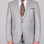 Slim Fit Erkek Dokulu Kombinli Yelekli Sivri Yaka Takım Elbise