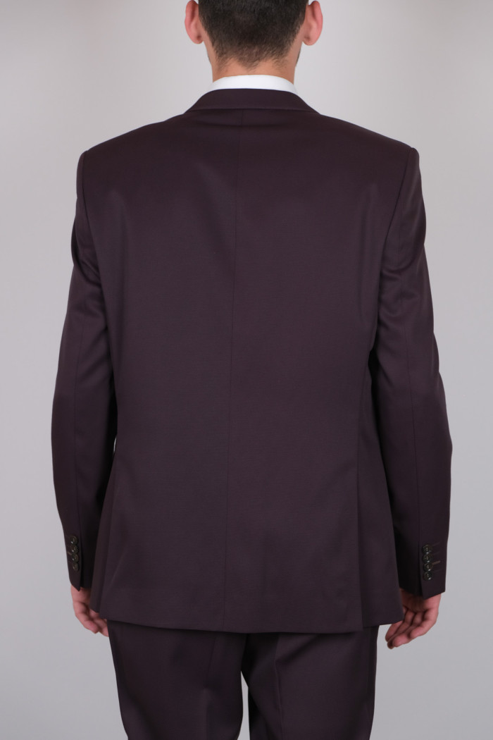 Slim Fit Erkek Dokulu Yeleksiz Klasik Takım Elbise