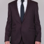 Slim Fit Erkek Dokulu Yeleksiz Klasik Takım Elbise