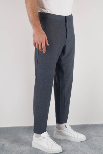 Havuç Kesim Erkek  Yan Cepli Spor Penye Kumaş Jogger Pantolon