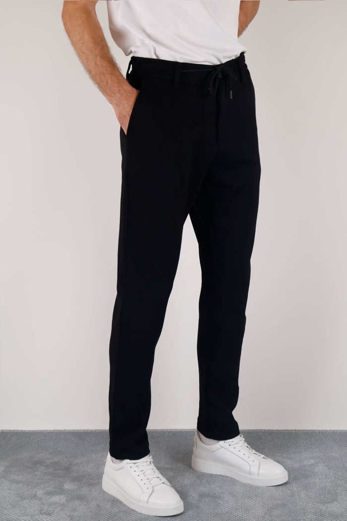 Extra Slim Fit Erkek İpli Jogger Spor Pantolon