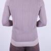 Slim Fit  Erkek Desenli Tam Boğazlı Dokuma Triko Bej