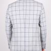 Slim Fit Erkek Mono Yaka Torba Cep Kareli Yün Ceket