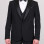 Slim Fit Kırlangıç Yaka Simli Smokin Siyah
