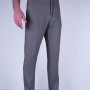 Relaxed Fit Erkek Havuç Kesim Ham Keten Jogger İpli Pantolon Haki