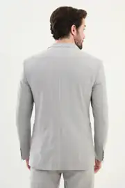 Slim Fit Erkek Torba Cep Gofre Kumaş Joggger Takım Elbise 4