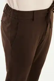 Slim Fit Erkek Likralı Rahat İpli Jogger Pantolon 2
