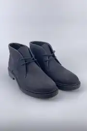 Erkek Süet Deri Kauçuk Taban Bağcıklı Model  Casual Bot 3