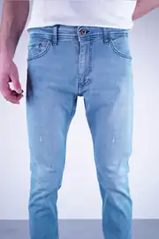 Slim Fit Erkek Destroylu Dar Paça Kot Pantolon 4
