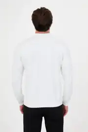 Slim Fit Erkek Polo Yaka Düğmeli Pamuklu Triko  3