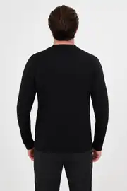 Slim Fit Erkek O Yaka İnce Penye Kumaş Bambu Yumuşak Sweat  3