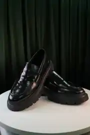 Erkek Hakiki Deri Eva Taban Kemer Detaylı Loafer Model Ayakkabı 5