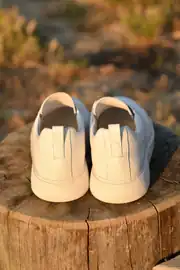 Erkek Hakiki Deri İpsiz Tırtıklı Taban Spor Rahat Ayakkabı 5