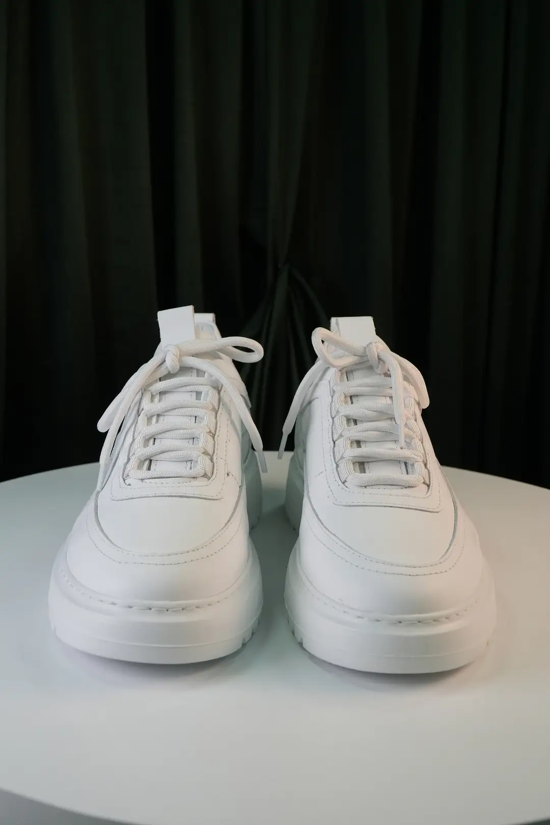 Erkek Hakiki Deri Bağcıklı Rahat Taban Spor Sneakers Ayakkabı 2