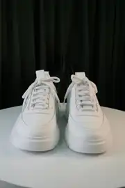 Erkek Hakiki Deri Bağcıklı Rahat Taban Spor Sneakers Ayakkabı 2