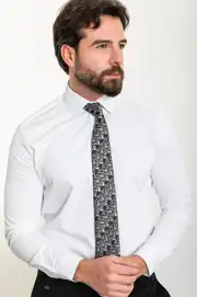 Slim Fit Erkek Likralı Uzun Kol Cvc Klasik Gömlek 4