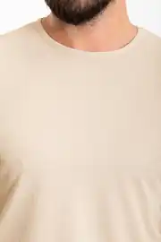 Slim Fit Erkek File Kumaş İnce Dokulu O Yaka Sweat 4