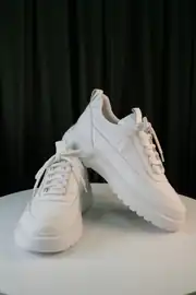 Erkek Hakiki Deri Bağcıklı Rahat Taban Spor Sneakers Ayakkabı 4