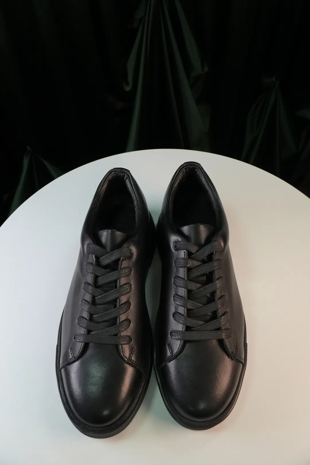 Erkek Hakik Deri Bağcıklı Sneakers Model Tırtıklı Taban Ayakkabı 4