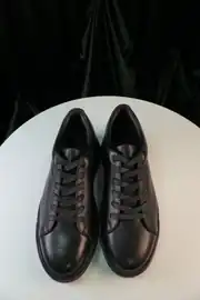 Erkek Hakik Deri Bağcıklı Sneakers Model Tırtıklı Taban Ayakkabı 4