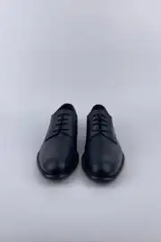 Erkek Hakiki Deri Neolit Taban  Bağcıklı Mat Klasik Ayakkabı 2