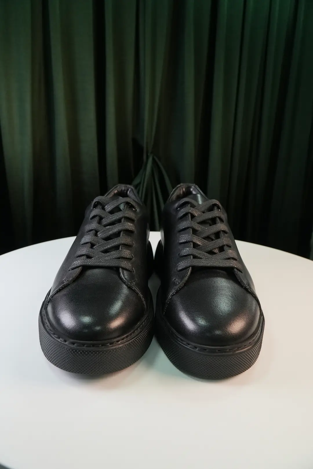 Erkek Hakik Deri Bağcıklı Sneakers Model Tırtıklı Taban Ayakkabı 2