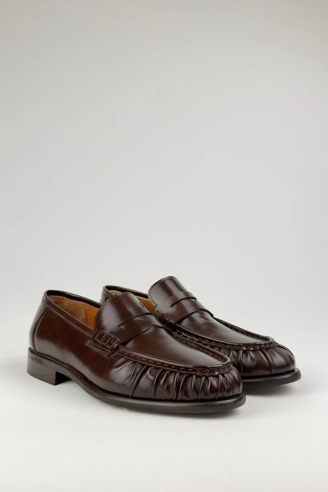 Erkek Hakiki Deri Neolit Taban Pileli Model Loafer Ayakkabı 3