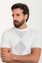 Slim Fit Erkek Fileli O Yaka Kısa Kol Tshırt 2