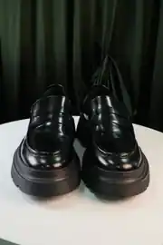 Erkek Hakiki Deri Eva Taban Kemer Detaylı Loafer Model Ayakkabı 4