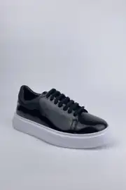 Erkek Hakiki Kırma Deri Yüksek Taban Spor Ayakkabı 4