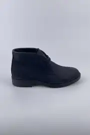 Erkek Süet Deri Kauçuk Taban Bağcıklı Model  Casual Bot 5