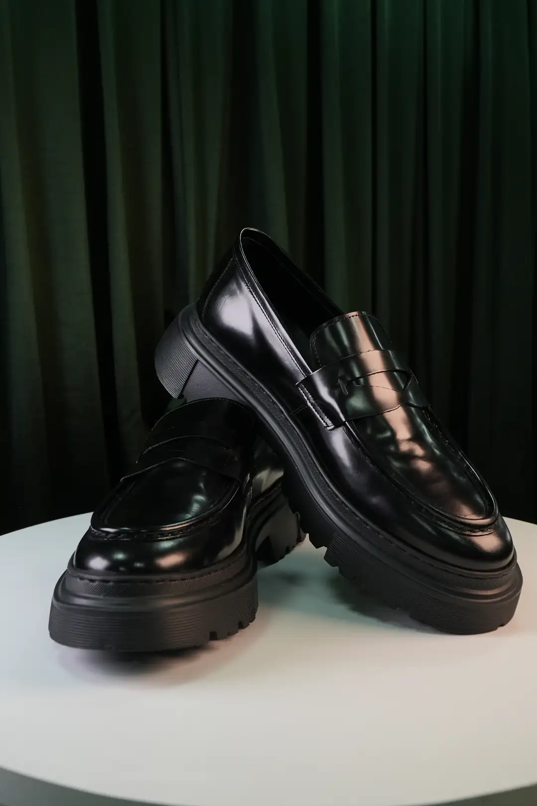 Erkek Hakiki Deri Eva Taban Kemer Detaylı Loafer Model Ayakkabı 1