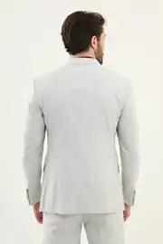 Slim Fit Erkek Dokulu Yeleksiz Jogger Takım Elbise 3