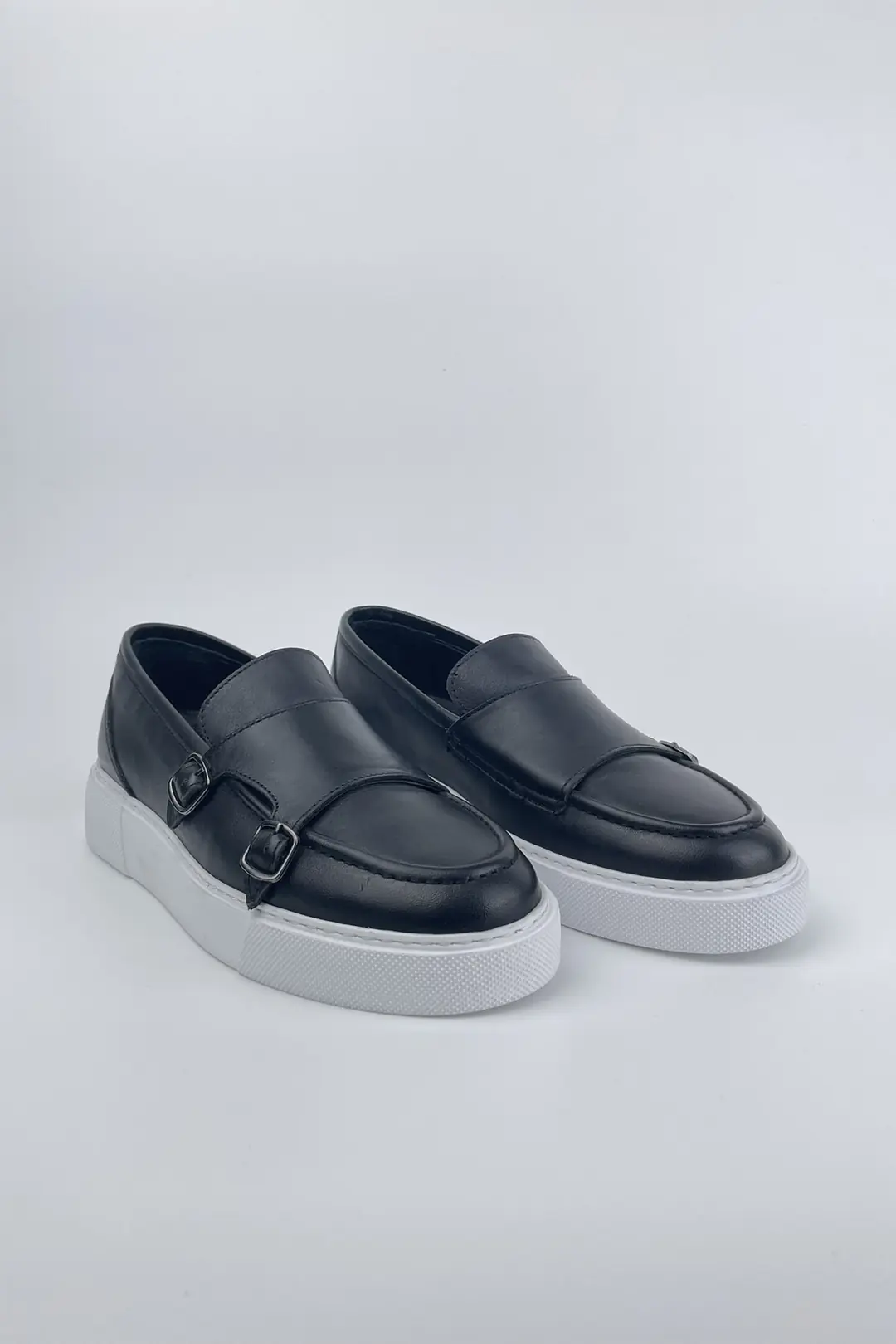 Erkek Hakiki Deri Tokalı Model Casual Ayakkabı 3
