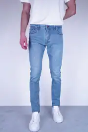 Slim Fit Erkek Destroylu Dar Paça Kot Pantolon 2