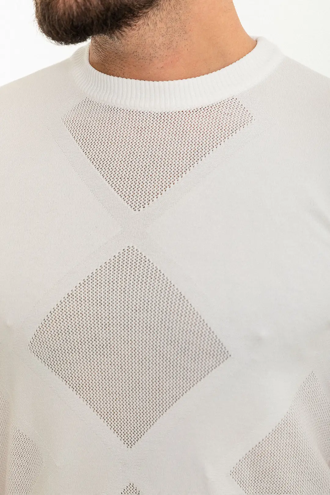 Slim Fit Erkek Fileli O Yaka Kısa Kol Tshırt 3