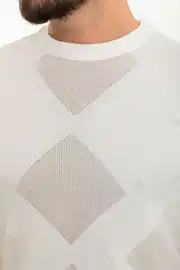 Slim Fit Erkek Fileli O Yaka Kısa Kol Tshırt 3
