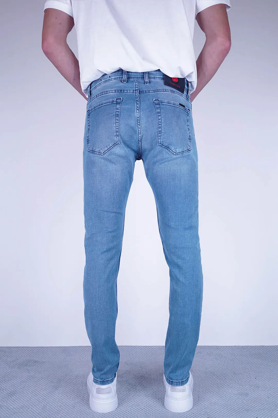 Slim Fit Erkek Destroylu Dar Paça Kot Pantolon 3