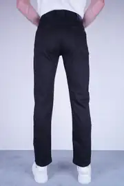 Slim Fit Erkek Beş Cep Düz Kumaş Kot Pantolon 3