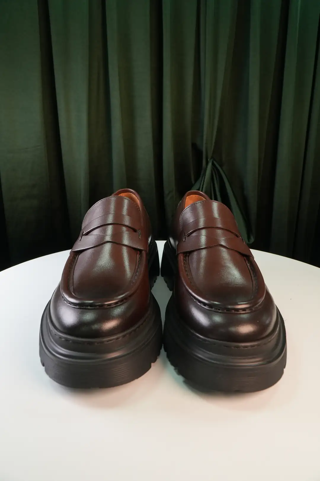Erkek Hakiki Deri Eva Taban Kemer Detaylı Loafer Model Ayakkabı 10
