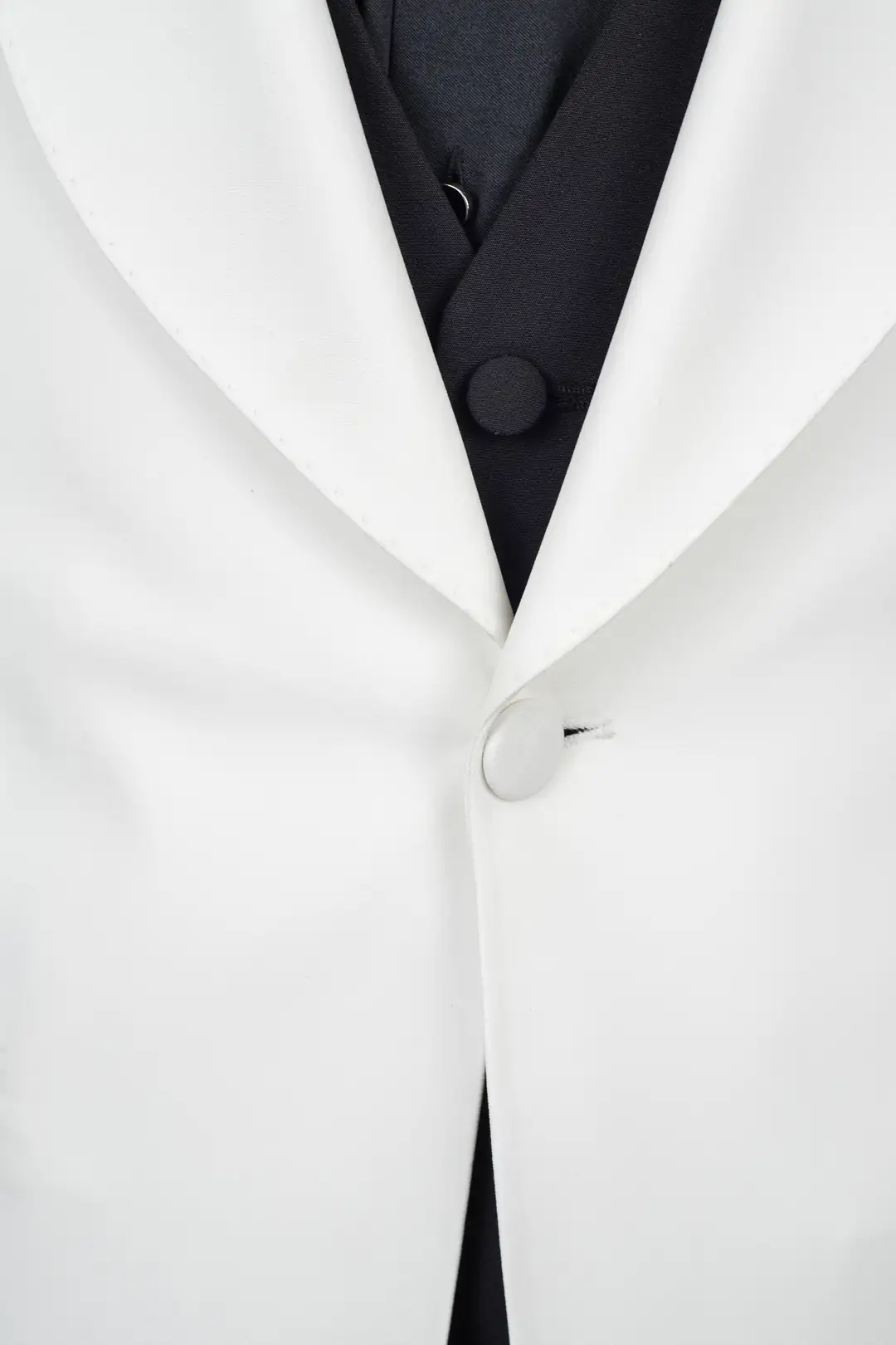 Slim Fit  Erkek Şal Yaka Yelekli Papyonlu Damatlık Smokin Takım Elbise 7