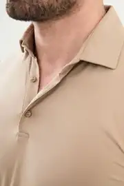 Slim Fit Polo Yaka Tansel Penye Kumaş Tshırt 3