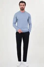 Slim Fit O Yaka Kaşmir Yumuşak Kumaş İnce Triko  3