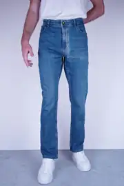 Slim Fit Erkek Daralan Paça Likralı Kot Pantolon 2