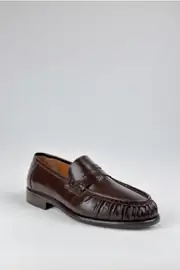 Erkek Hakiki Deri Neolit Taban Pileli Model Loafer Ayakkabı 2