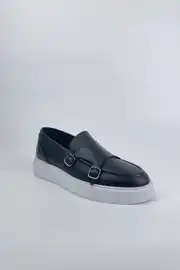 Erkek Hakiki Deri Tokalı Model Casual Ayakkabı 4