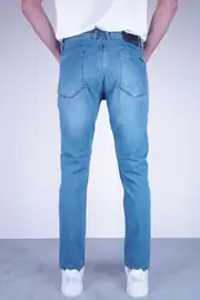 Slim Fit Erkek Taşlamalı Dar Paça Kot Pantolon 3