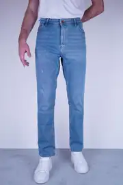 Slim Fit Erkek Destroylu Likralı Kot Pantolon 2